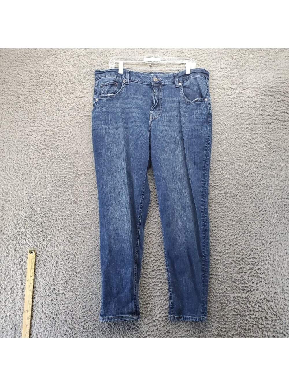 M Jeans By Maurices Jeans Womens 16W Blue High Rise Regular Fit Stretchy Denim